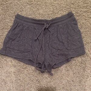 Aeropostale Charcoal Drawstring Shorts
